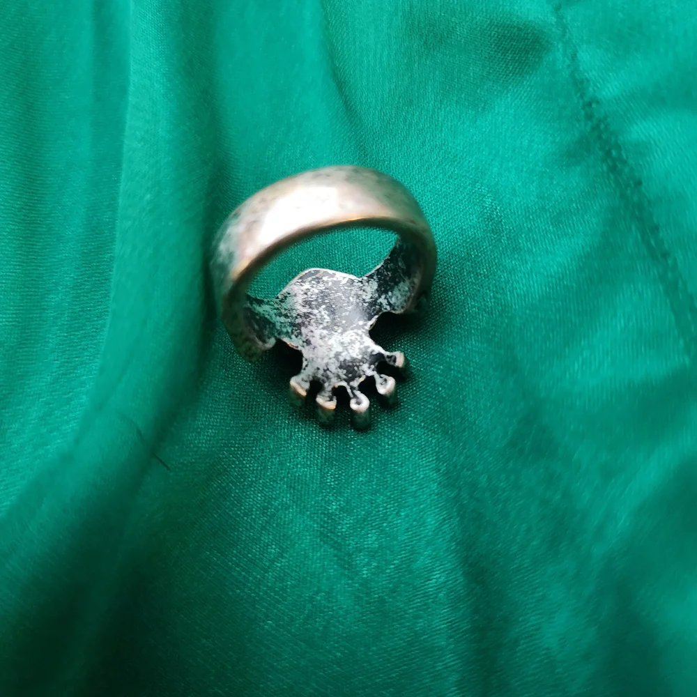 Size 5 Heart Crown Ring Claddagh Bohemian Silver-tone